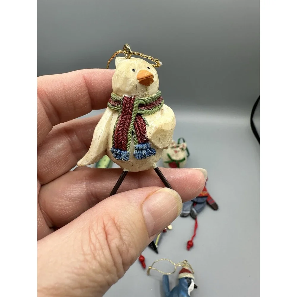 8 Lot Christmas Ornaments That Are Adorable Wood And Resin